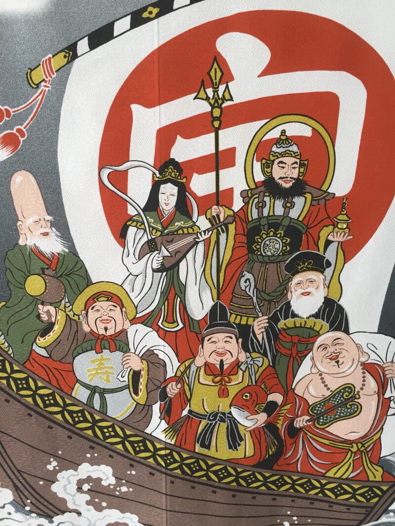 Amazon｜のれん七福神85X150cm-yamada-3180｜のれん オンライン通販